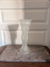 Ancien Vase Verre Moulé