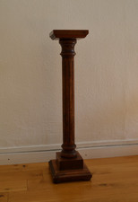 Sellette colonne bois style