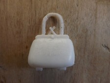 SAC à main Happiness - blanc pour poupée Mattel vintage sindy Barbie Francie 70s