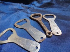 Four French  Vintage Bottle Openers Vichy-Etat, Perrier, Vittel Perfect for bar