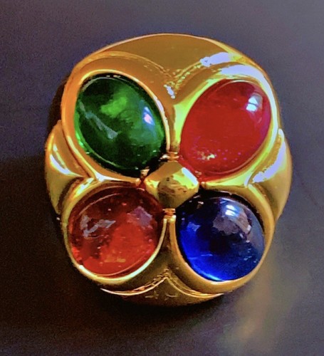 Superbe bague plaqué pierre