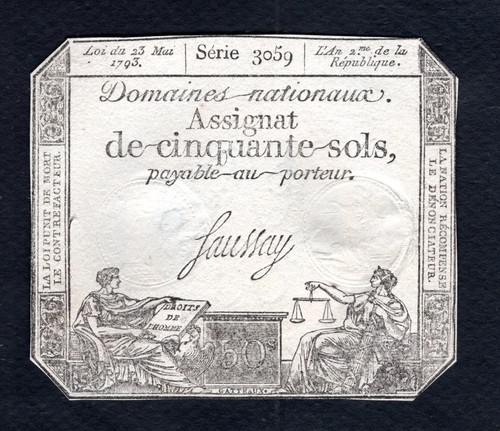 Assignat sols 23 mai - assignat,
