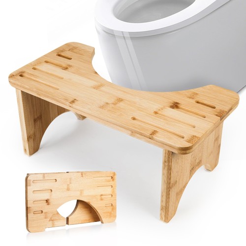 Tabouret toilette bambou - tabouret, en