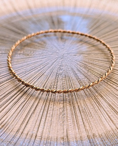 Bracelet jonc fin mailles