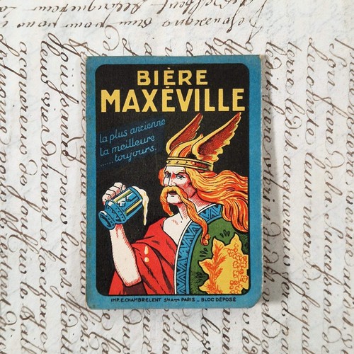 Carnet publicitaire bière - carnet, «