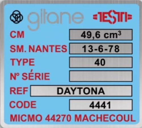 Autocollant gitane testi - gitane,