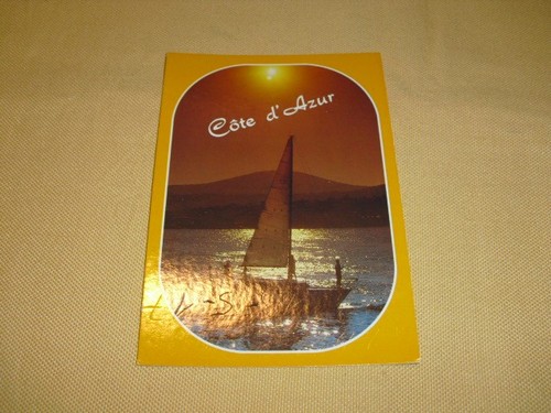 Carte postale cote azur - carte,