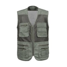 Gilet de pêche en maille pour