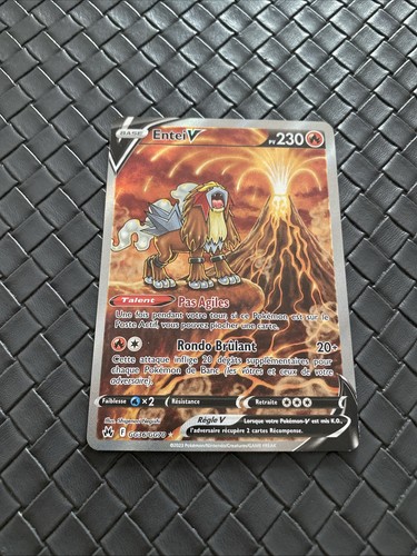 Carte pokémon entei - carte, v