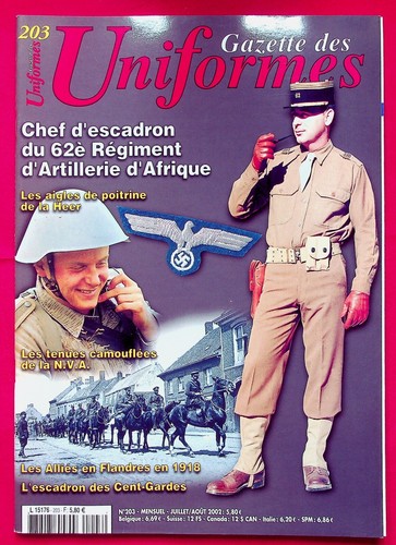 Gazette des uniformes - gazette, n°