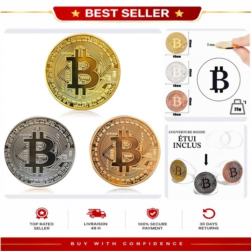 Pièces collection bitcoin - pièces, de