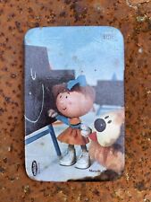 Miroir de poche publicitaire Margote et Pollux, Manège enchanté, ORTF Télévision