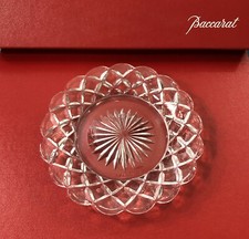dessous de carafe / bouteille cristal signé BACCARAT modèle DIAMANTS CARRES 14,5