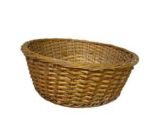 ANCIEN PANIER CORBEILLE A PAIN EN OSIER VIDE POCHE  MALLE COFFRE TRAVAILLEUSE