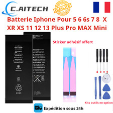 BATTERIE INTERNE POUR IPHONE 5 SE 6 6S 7 8 X XR XS 11 12 13 PLUS PRO MAX MINI
