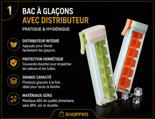 Bac glaçons avec - avec, boîte