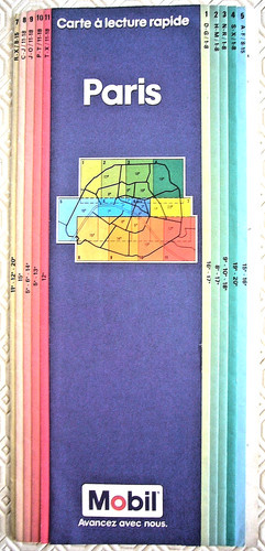 Carte routière vintage - routière, mobil