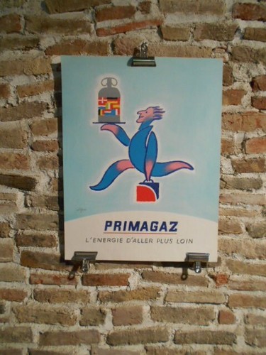 Affiche publicitaire ancienne - affiche,