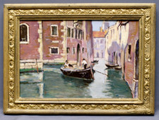 Tableau début 20ème vue de Venise