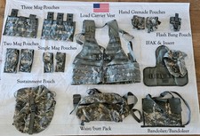 15 pc US Army MOLLE II ACU