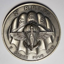 2° RPIMA CCS  Médaille de table 80 mm
