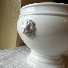 MEDIUM FRENCH LIONS HEAD PORCELAIN SOUP TUREEN CLASSIC FRENCH COUNTRY
