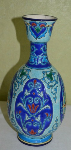 Vase emaux longwy - emaux,