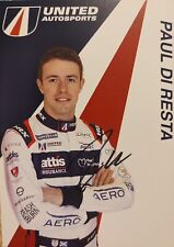 photo carte signée Paul Di Resta F1 Formule 1 sport auto autographe Le Mans