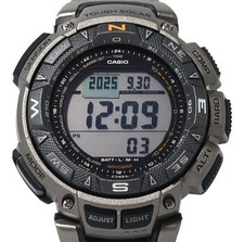 Montre Homme CASIO PROTREK PRG-240T-7JF Tough Solar Triple Sensor SS Bracelet