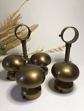 Lot - Accessoires de tringles à rideaux en laiton - Ancien