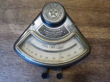 ancien voltmètre volta Meylan d'Arsonval dans sa caisse en bois collection