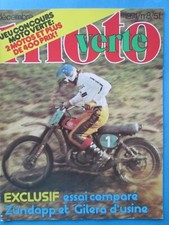 MAGAZINE MOTO VERTE N°8 DECEMBRE 1974 ZUNDAPP GILERA USINE POSTER PRESENT