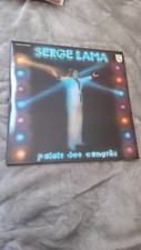 Vinyle Serge Lama Palais des congrès Double LP - 33 Tours Live 1980 TBE Concert