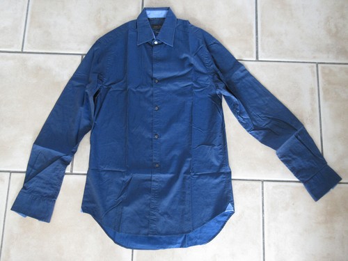 Chemise bleu marine - , zara