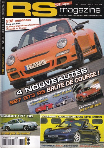 Magazine 997 gt3 rs - rs, /