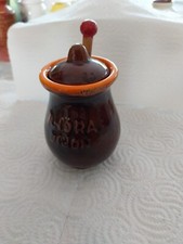 Ancien Pot de Moutarde de la marque Amora en céramique signé Vallauris