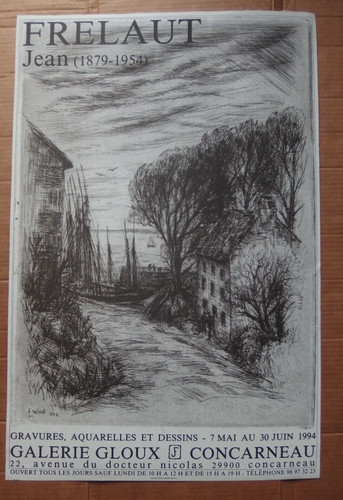 Affiche jean frelaut expo - affiche,