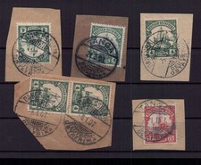 Colonies allemandes Afrique de l'Est allemande lot timbres oblitérés