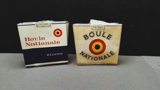 Lot de 2 paquets de cigarettes vides BOULE NATIONALE  (Anciens - vintage)