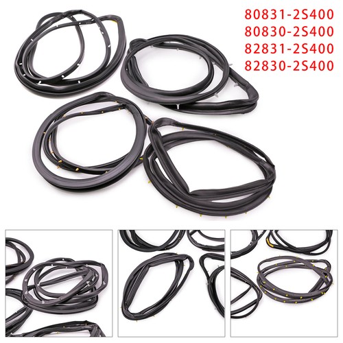 4pcs front rear - 4pcs, door