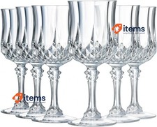 Cristal D'arques Paris Longchamp Collection - 6 Verres À Vin Kwarx 25cl