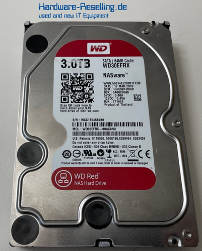 Western digital red disque - red, dur