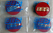 Caps De Centre De Roue BBS Authentiques 70Mm Émblème Rouge Or X 4Pcs P5624099