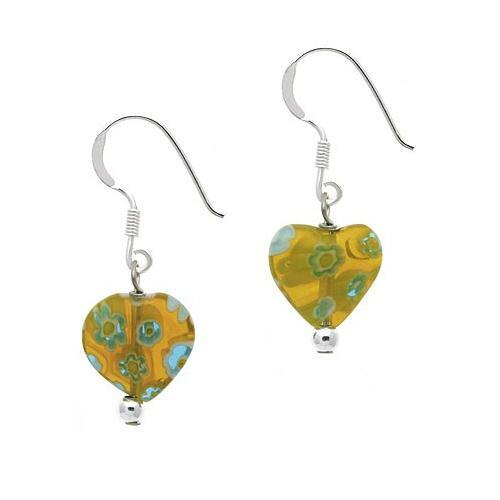 925 argent jaune - 925, millefiori