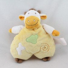 Doudou semi plat vache girafe