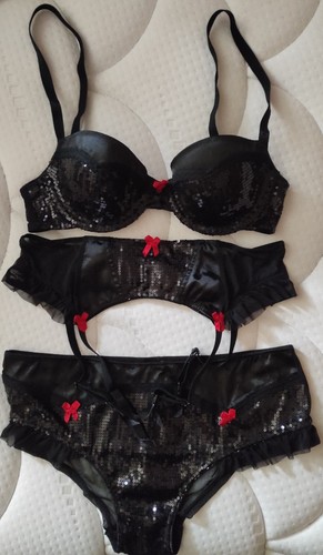 Lingerie noire ens - noire,