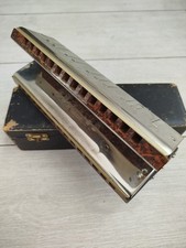 Harmonica M.Hohner's Double Chromatica Bass, état RARE