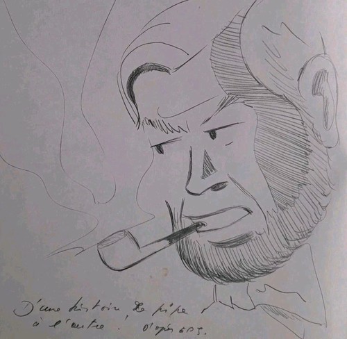 Beau dessin original dedicace - dessin,