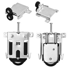 2 Pièces Roulette Porte Coulissante Placard Armoire Poulie Porte Coulissante ...