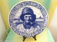 ASSIETTE MURALE FAÏENCE DE DELFT 